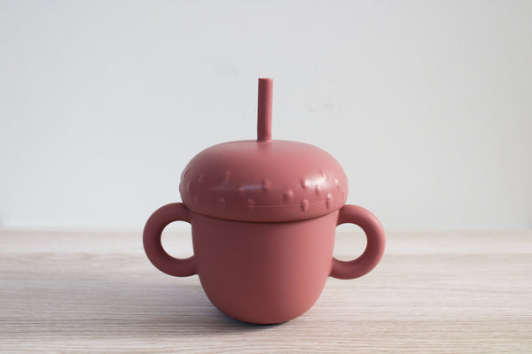 Silicone Acorn Sippy Cups